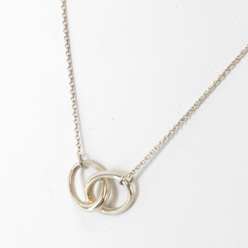 925 Silver Tiffany & Co Tiffany & Co Double Loop 28g Necklace