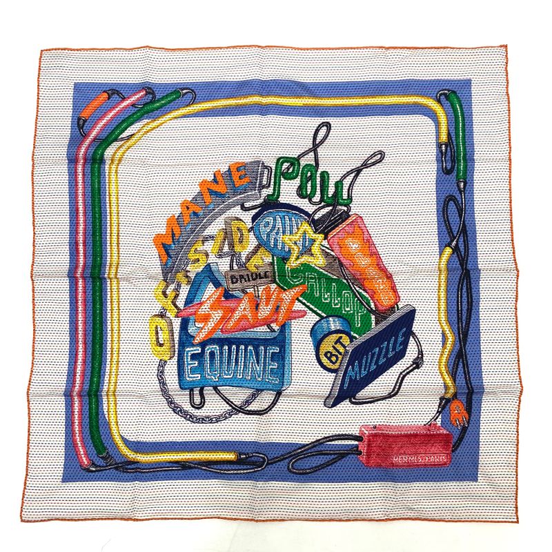 Class Hermes Carre 70 Cheval Oscope NEON Cheval Scope Neon Pointier