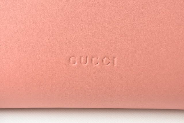 Gucci Wallet Gucci Long Wallet Round Zipper GG Marmont Ribbon Pink 435819 Dlxwj
