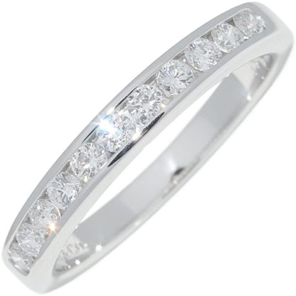 Tiffany & Co Pt950 Ring With 11 Diamonds (033ct) Half Circle Channel Setting