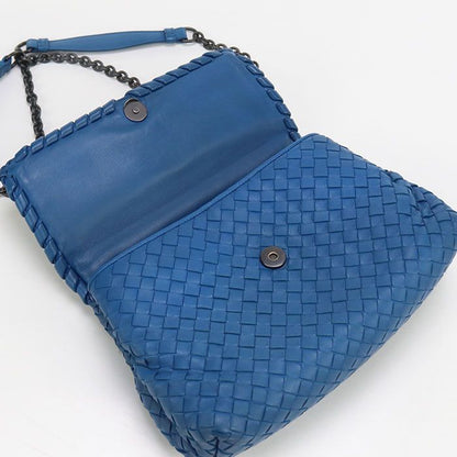Bottega Veneta Chain Intrecciato Shoulder Bag Leather Women