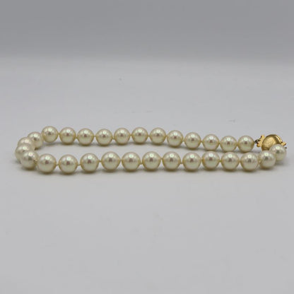 Christian DIOR Necklace Faux Pearl Approx 70.8g Accessories H12365