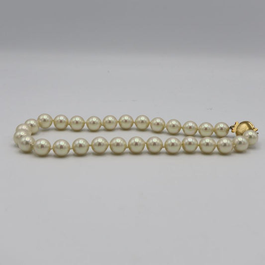 Christian DIOR Necklace Faux Pearl Approx 70.8g Accessories H12365