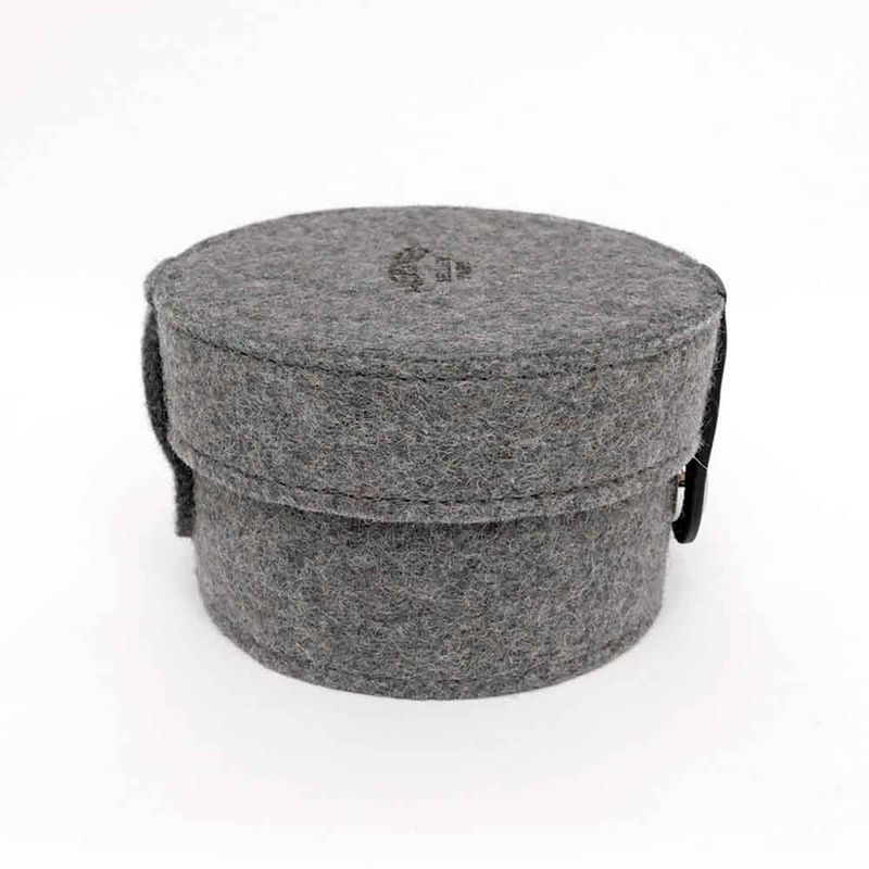 Hermes Sugar Box Gray Felt Accessory Case Interior Miscellaneous Goods