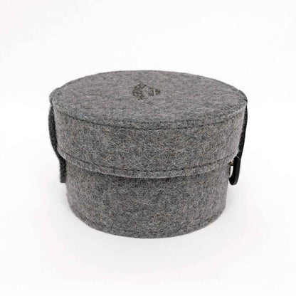 Hermes Sugar Box Gray Felt Accessory Case Interior Miscellaneous Goods