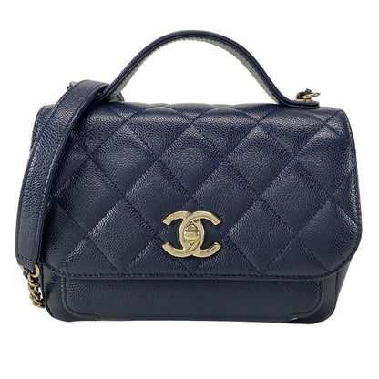 Chanel Shoulder Bag Business Affinity Small/matelasse /small Top Handle Flap