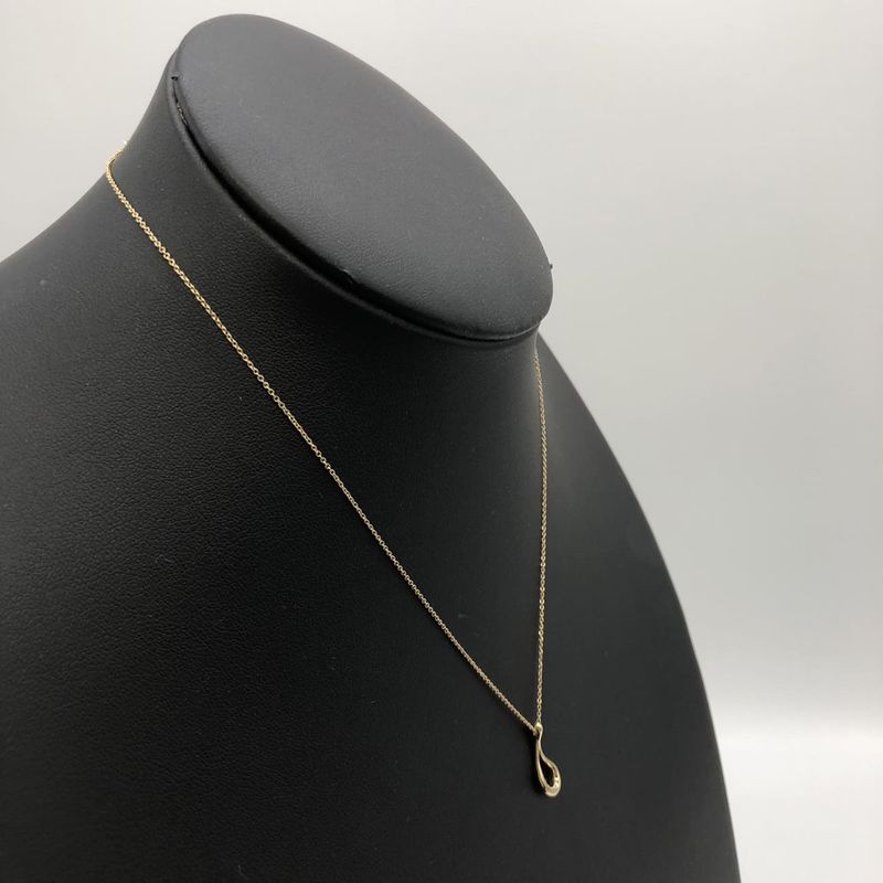 Tiffany & Co Tiffany & Co Open Teardrop Necklace 18K Yellow Gold 40cm (1575in)