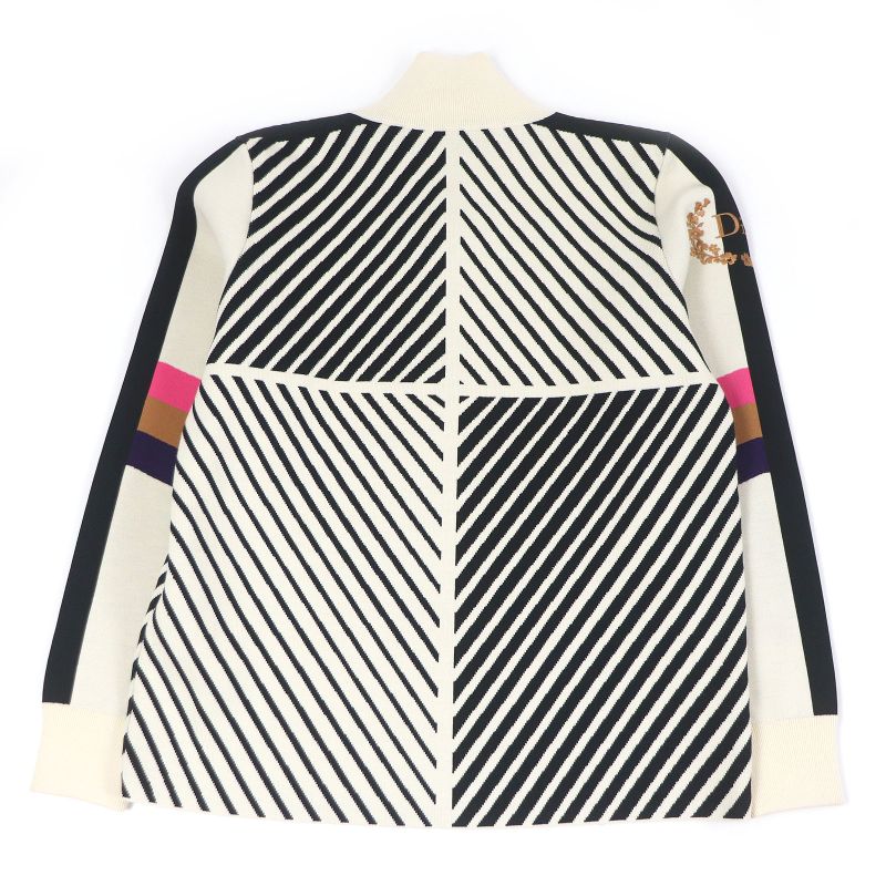 DIOR Homme 313m649at476 Wool High Collar CD Diamond Long Sleeve Knit Sweater