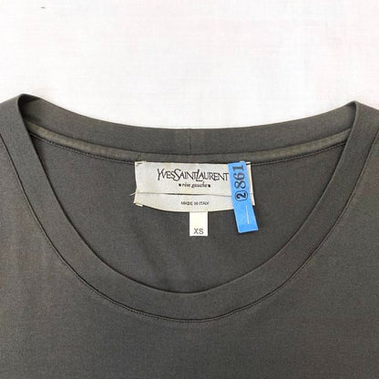 Yves Saint Laurent Tank Top Gray XS Cleaned Ladies