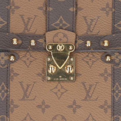Louis Vuitton M67873 Pochette Trunk Vertical Monogram Reverse Shoulder Bag Women