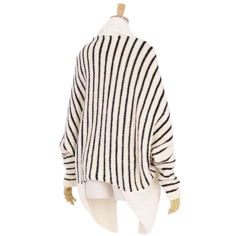 Loewe Cardigan Cordigan Buttonless Striped Wool