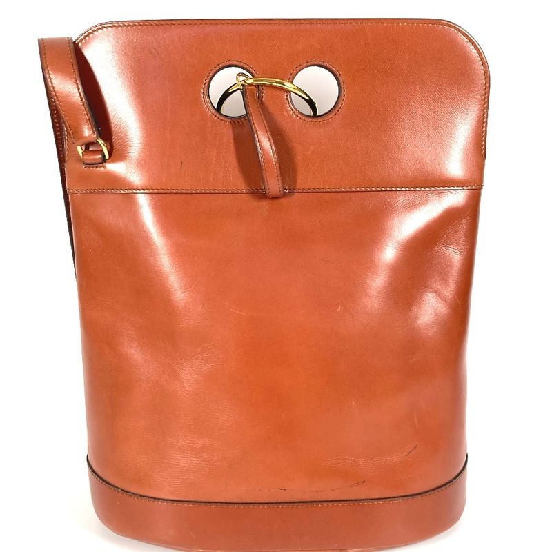 Hermes Shoulder Bag Alix Leather Brown