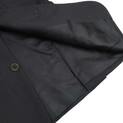 Balenciaga Wool Mohair Set-Up Suit 390206 Black 44