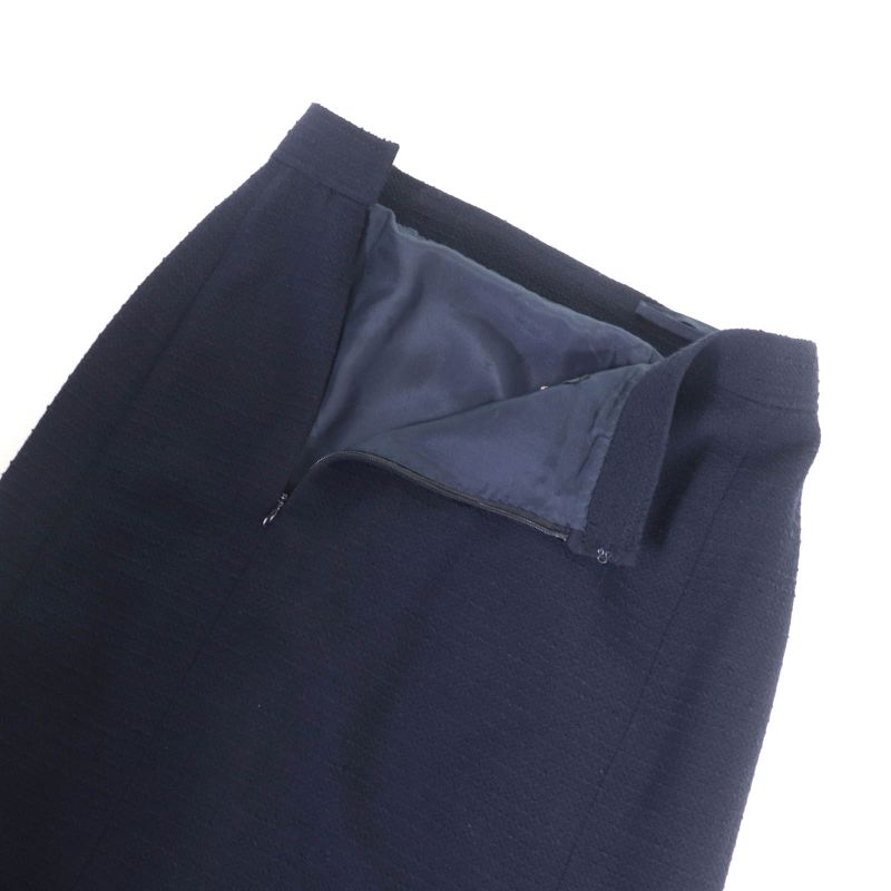 CHANEL Boutique CHANEL Boutique Vintage 100% Wool 90's Collarless Front Open