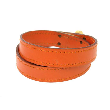 Hermes Kelly Dubreuil Swift Orange Gold Hardware □G Engraved Bracelet 0902