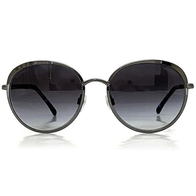 Chanel Sunglass Es F22233 Silver Gradient with Coco Mark
