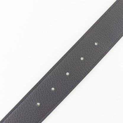 Hermes Serie Taurillon Clemence Etang Gray A Men's Belt