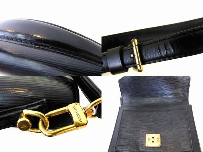 Vuitton M52122 Vi1921 - Monceau Handbag Epi Shoulder Bag Men's Black □ Louis