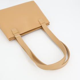 Chanel Logo Tote Shoulder Bag Semi Shoulder Leather