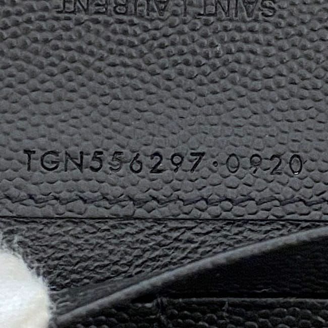 Saint Laurent Folding Long Wallet Black Tgn