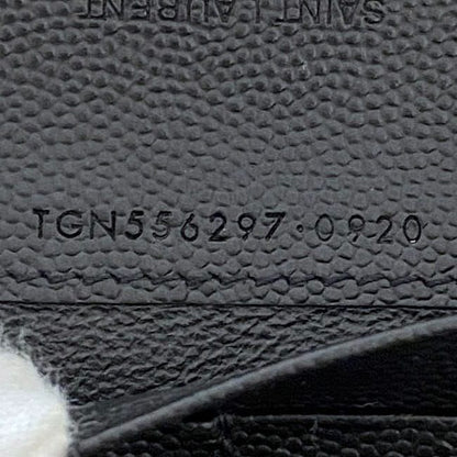 Saint Laurent Folding Long Wallet Black Tgn