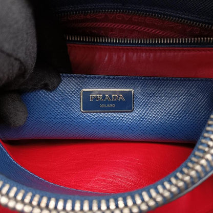 Pradadouble Navy Leather 1bg7757/b