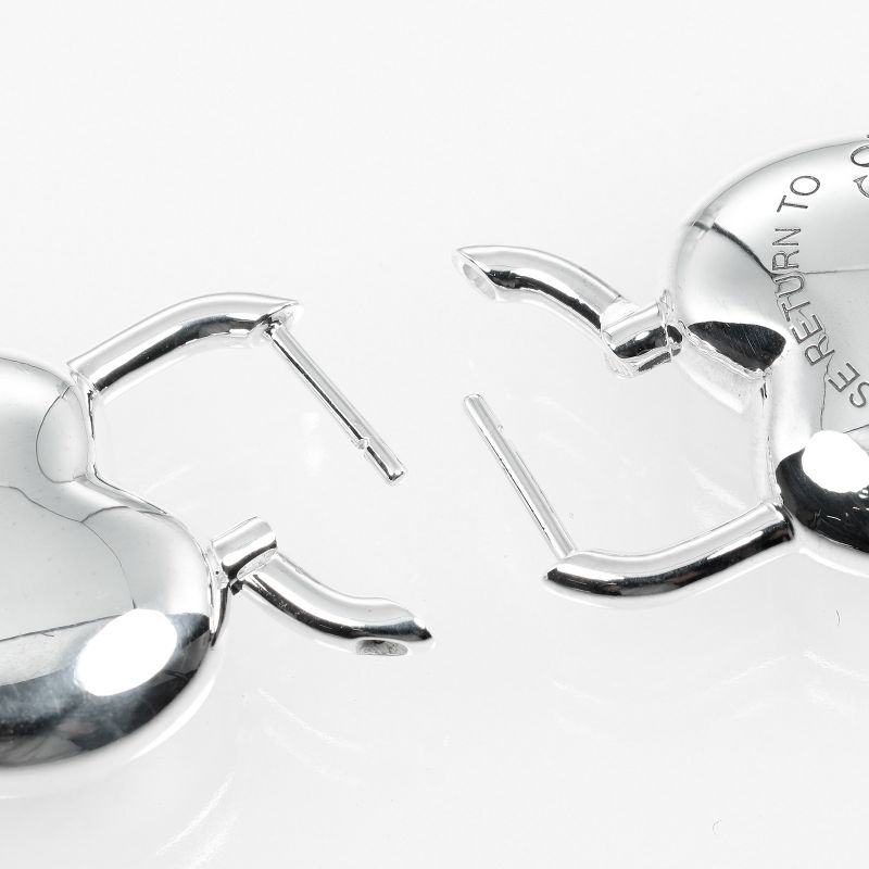 Tiffany & Co Return To Tiffany & Co Full Heart 925 Silver Ladies 21.82g Earrings