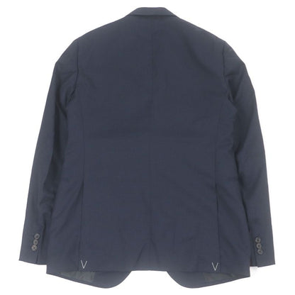 Louis Vuitton PONT NEUF FIT 100% Wool Peaked Lapel Single Tailored Jacket Navy