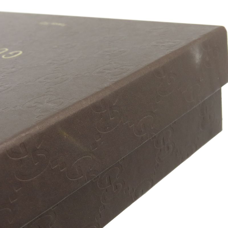 Gucci Long Wallet Soho Interlocking Wallet Leather Black Gold Hardware Black