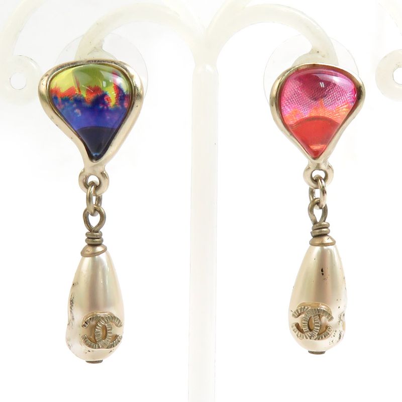 Chanel Earrings Coco Mark