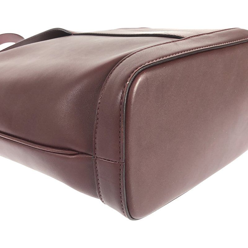 Celine Leather Shoulder Bag - Bordeaux - Women