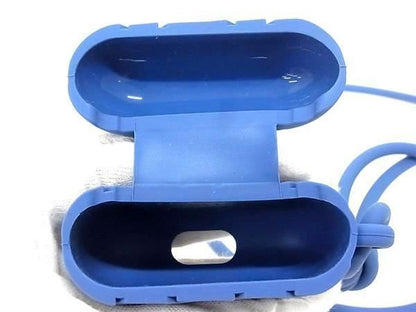 Bottega Veneta Intrecciato Rubber Airpods Case Ipod Case Blue Ax7006