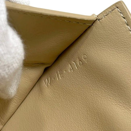 Celine Trifold Wallet Small Trifold Beige