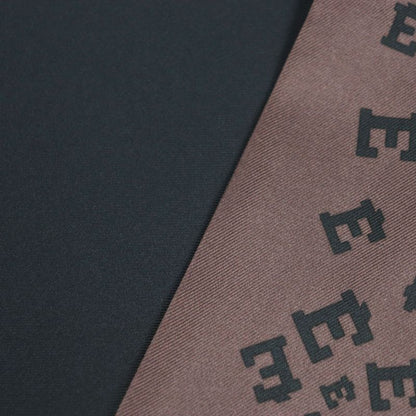 Hermes 100% Silk Logo All Over Reversible Scarf Scarf Brown Black With Box