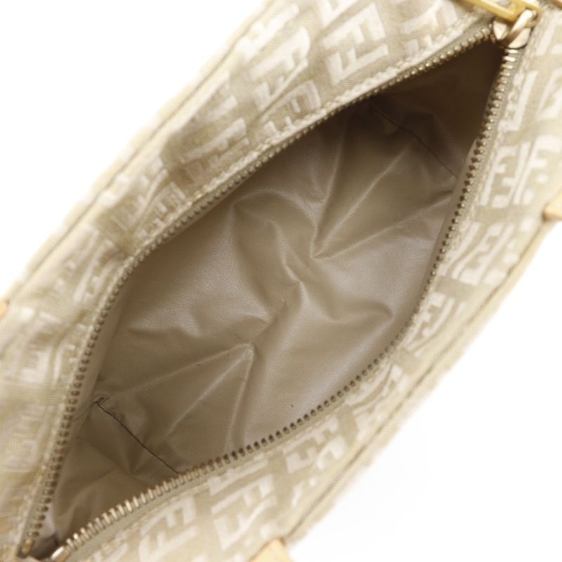 Fendi Zucca Canvas Beige Ladies Handbag