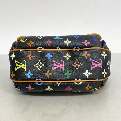 Louis Vuitton Shoulder Bag Monogram Multicolor Patti M40306 Noir Black Women