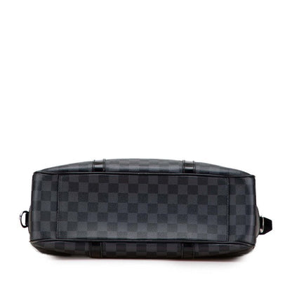 Louis Vuitton Damier Graphite Tadao Handbag Shoulder Bag 2WAY N51192 Black PVC