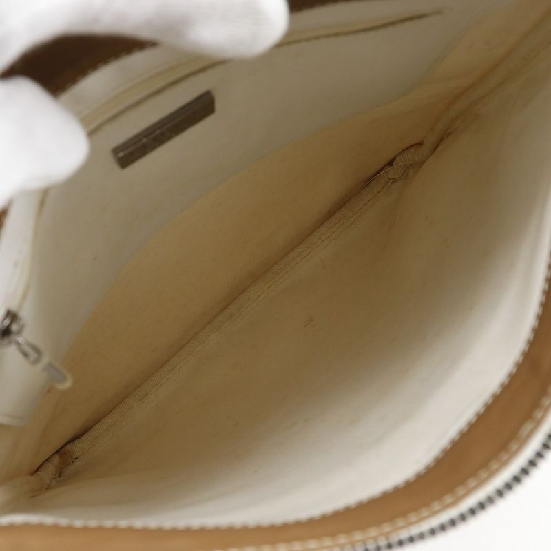Loewe Anagram Pvc×leather White Unisex Shoulder Bag