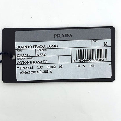 Prada Gloves Black Nero Dna615 Never