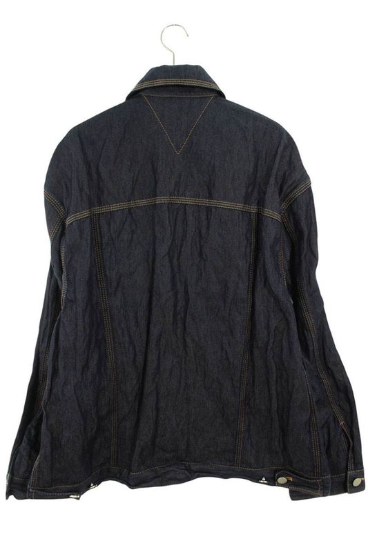 Bottega Veneta 705597 V1va0 Oversized Wrinkled Denim Jacket Men's 48