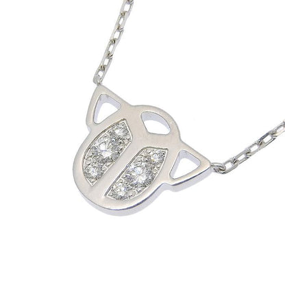 Cartier Scarab Diamond Necklace 18K White Gold 750 White Gold Diamond Approx