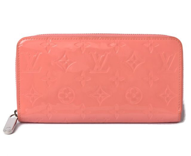 Louis Vuitton Preowned Wallet Louis Vuitton Round Zipper Vernis Rose Rich M93202