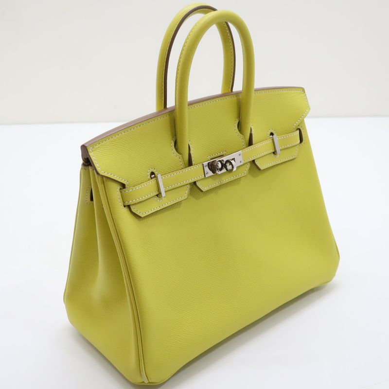 Hermes Birkin 25 Lime O Stamp Manufactured Around 2011 Candy Birkin