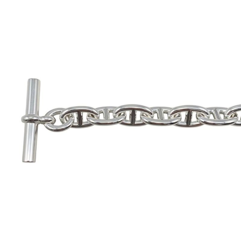 Hermes Bracelet Chaine D'ancre MM Ag925 14 Frames Silver Hermes