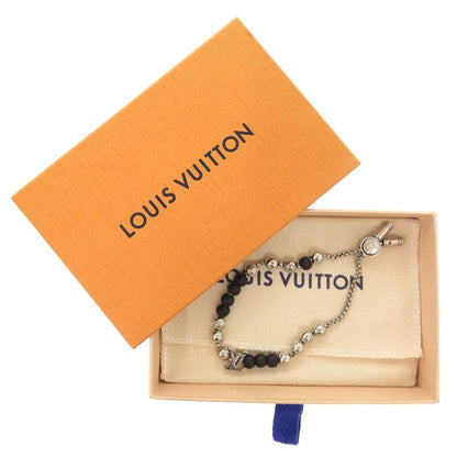 Louis Vuitton Beaded Bracelet Monogram Metal/beaded Silver Bracelet M00512 LV
