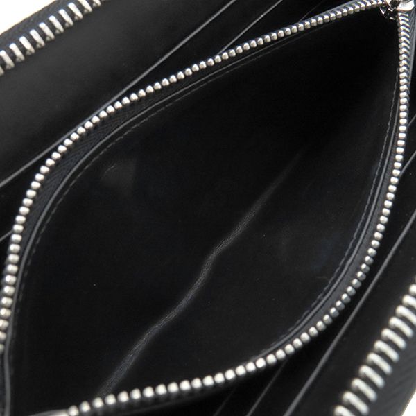 Loewe Long Wallet Repeat Anagram Zip Around Wallet Calfleather White Silver