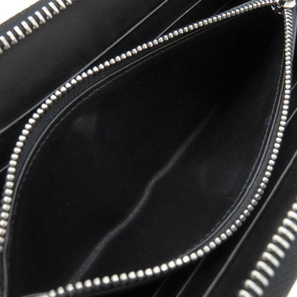 Loewe Long Wallet Repeat Anagram Zip Around Wallet Calfleather White Silver