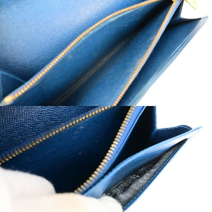 Louis Vuitton 3 Sets Of Wallets Monogram Damier Ebène Epi Leather Brown Blue