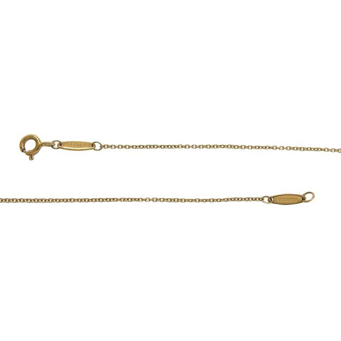 Tiffany & Co Tiffany & Co By-the-yard Diamond Necklace 18K Yellow Gold 750