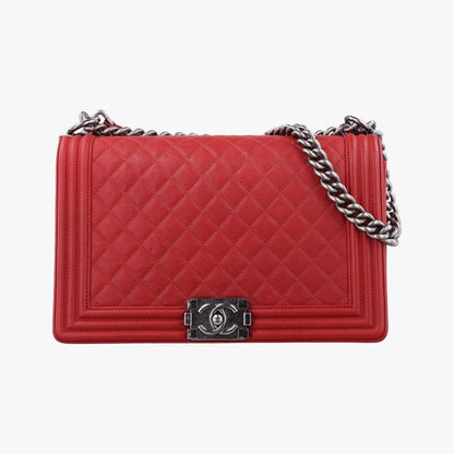 Chanel Boy Chanel Red Caviar Skin A9219323140346